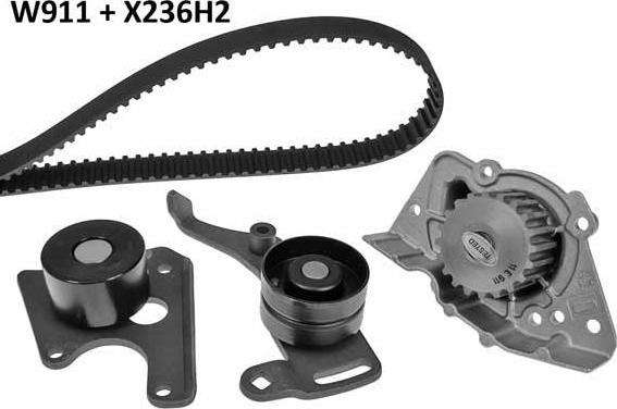 MGA 911K1 - Water Pump & Timing Belt Set www.autospares.lv