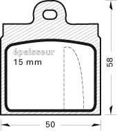 Valeo 551429 - Bremžu uzliku kompl., Disku bremzes autospares.lv