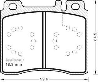 MGA 450 - Bremžu uzliku kompl., Disku bremzes www.autospares.lv