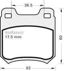 Klaxcar France 24674z - Bremžu uzliku kompl., Disku bremzes autospares.lv