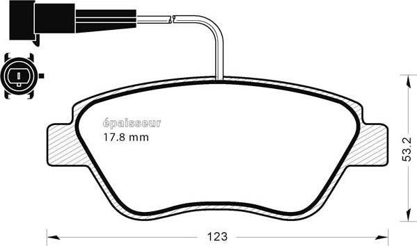 MGA 566 - Brake Pad Set, disc brake www.autospares.lv