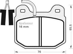 HELLA 8DB 355 017-581 - Bremžu uzliku kompl., Disku bremzes www.autospares.lv