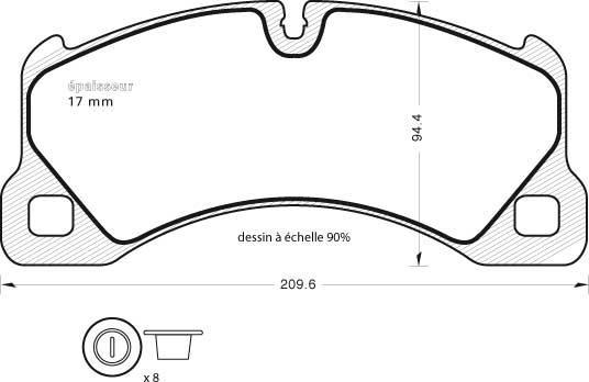 Remy RAP1690 - Bremžu uzliku kompl., Disku bremzes www.autospares.lv