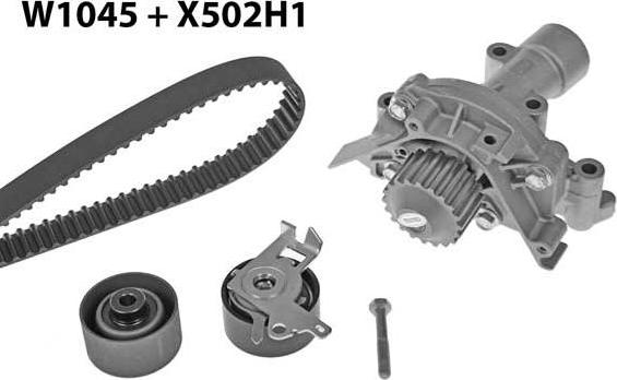 MGA 1045K1 - Ūdenssūknis + Zobsiksnas komplekts www.autospares.lv