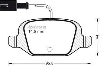 Stark SKBP-0011272 - Brake Pad Set, disc brake www.autospares.lv