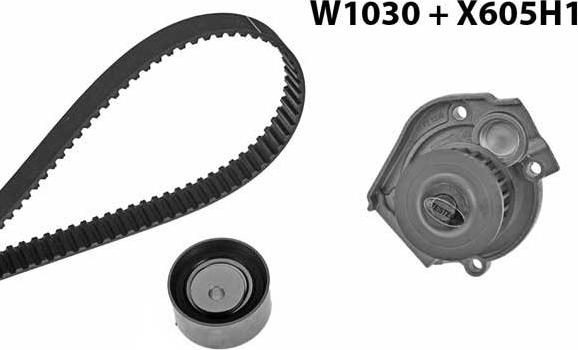 MGA 1030K1 - Water Pump & Timing Belt Set www.autospares.lv