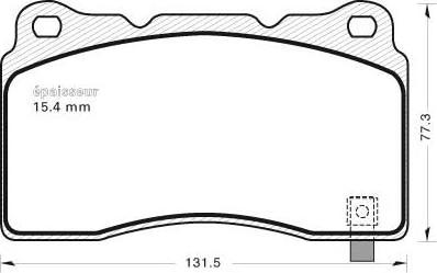 MGA 1037 - Bremžu uzliku kompl., Disku bremzes www.autospares.lv