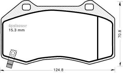 MGA 1144 - Bremžu uzliku kompl., Disku bremzes www.autospares.lv