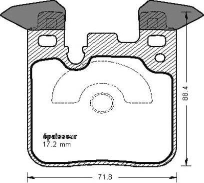 MGA 1159 - Bremžu uzliku kompl., Disku bremzes www.autospares.lv