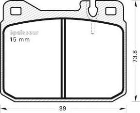 Pagid T4163 - Bremžu uzliku kompl., Disku bremzes www.autospares.lv