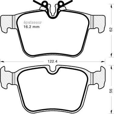 TRW Engine Component GDB2071 - Bremžu uzliku kompl., Disku bremzes autospares.lv