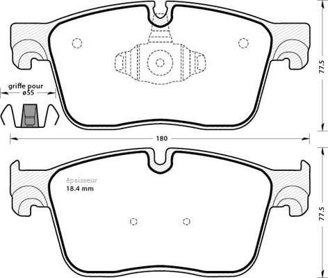 MGA 1316 - Bremžu uzliku kompl., Disku bremzes www.autospares.lv