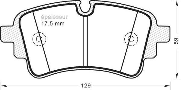 MGA 1386 - Bremžu uzliku kompl., Disku bremzes autospares.lv