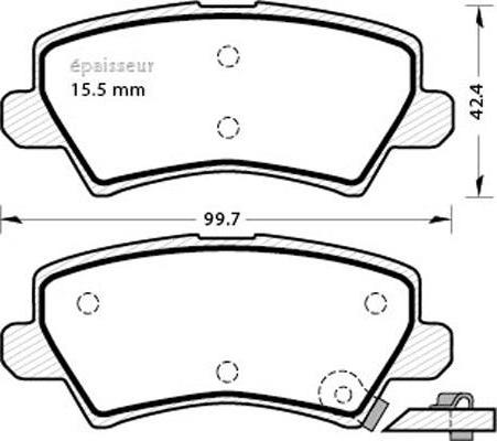 TRW GDB2248 - Bremžu uzliku kompl., Disku bremzes autospares.lv