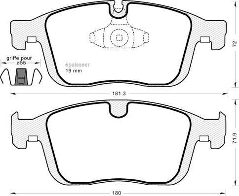 Volvo 314459860 - Bremžu uzliku kompl., Disku bremzes www.autospares.lv