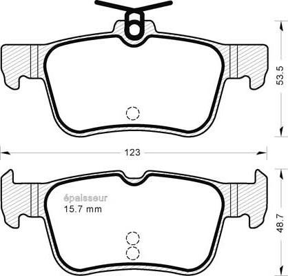 Valeo 9011015 - Brake Pad Set, disc brake www.autospares.lv