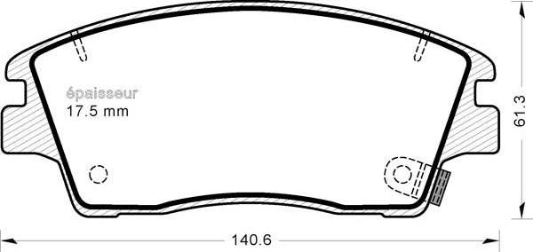 MGA 1262 - Bremžu uzliku kompl., Disku bremzes autospares.lv