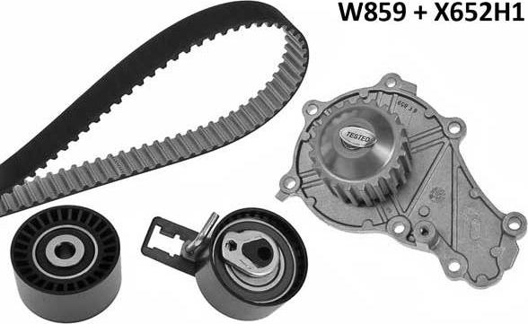 MGA 859K3 - Water Pump & Timing Belt Set www.autospares.lv