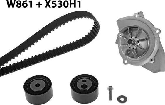 MGA 861K1 - Water Pump & Timing Belt Set www.autospares.lv