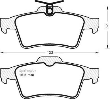 MGA 806 - Bremžu uzliku kompl., Disku bremzes www.autospares.lv