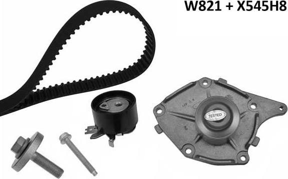 MGA 821K2 - Water Pump & Timing Belt Set www.autospares.lv