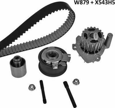 MGA 879K4 - Water Pump & Timing Belt Set www.autospares.lv