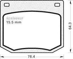 FTE 9001874 - Brake Pad Set, disc brake www.autospares.lv