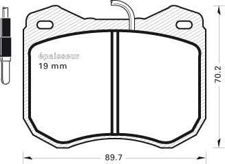 Stellox 000 132-SX - Тормозные колодки, дисковые, комплект www.autospares.lv