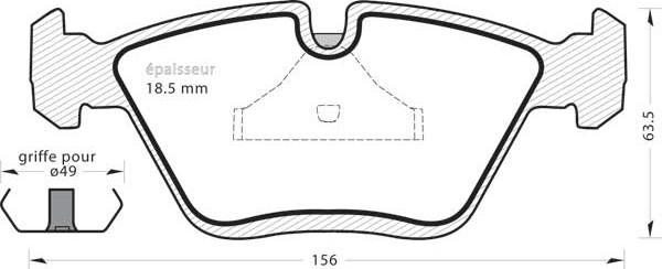 MGA 310 - Bremžu uzliku kompl., Disku bremzes www.autospares.lv