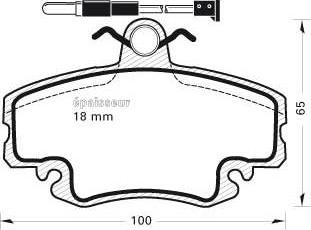 MGA 325 - Bremžu uzliku kompl., Disku bremzes www.autospares.lv