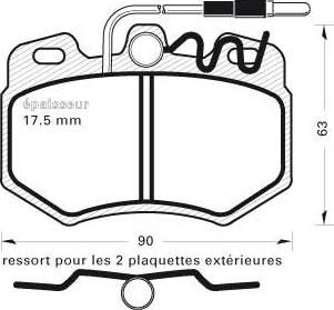 MGA 201 - Bremžu uzliku kompl., Disku bremzes autospares.lv