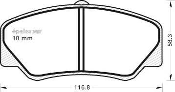 MGA 217 - Bremžu uzliku kompl., Disku bremzes autospares.lv