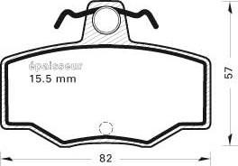 MGA 289 - Bremžu uzliku kompl., Disku bremzes www.autospares.lv