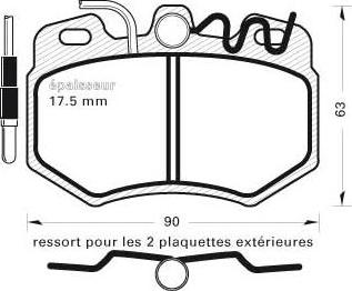 MGA 220 - Bremžu uzliku kompl., Disku bremzes www.autospares.lv