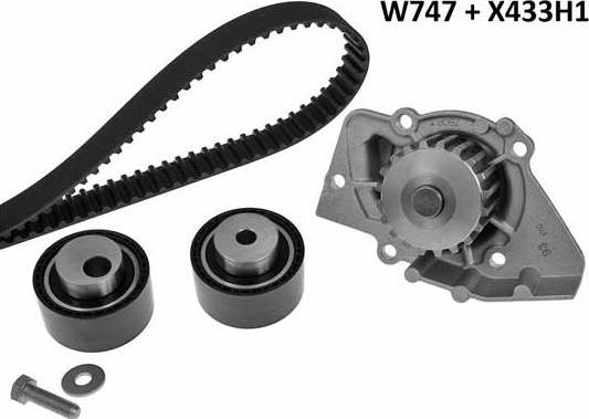 MGA 747K1 - Water Pump & Timing Belt Set www.autospares.lv