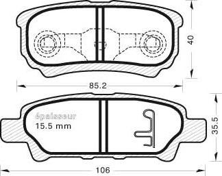 MGA 789 - Bremžu uzliku kompl., Disku bremzes autospares.lv