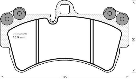 MGA 780 - Bremžu uzliku kompl., Disku bremzes www.autospares.lv