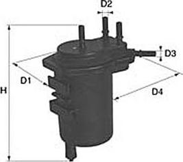 MGA FG2043 - Degvielas filtrs autospares.lv