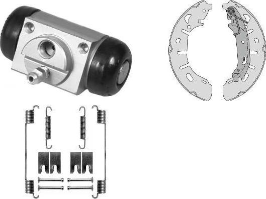 MGA K910871 - Bremžu loku komplekts autospares.lv