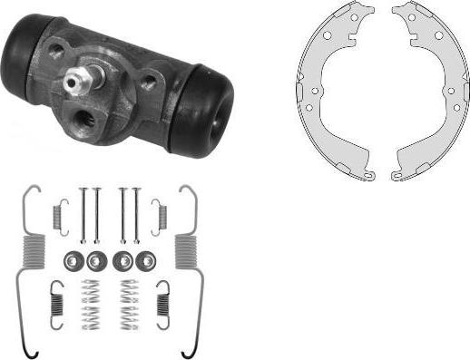 MGA K928872 - Brake Shoe Set www.autospares.lv