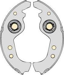 MGA M553 - Bremžu loku komplekts autospares.lv