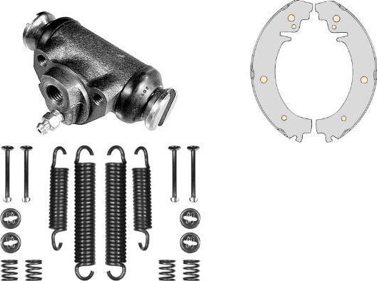 MGA K537150 - Bremžu loku komplekts autospares.lv