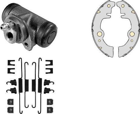 MGA K520637 - Brake Shoe Set www.autospares.lv