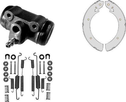 MGA K570757 - Brake Shoe Set www.autospares.lv