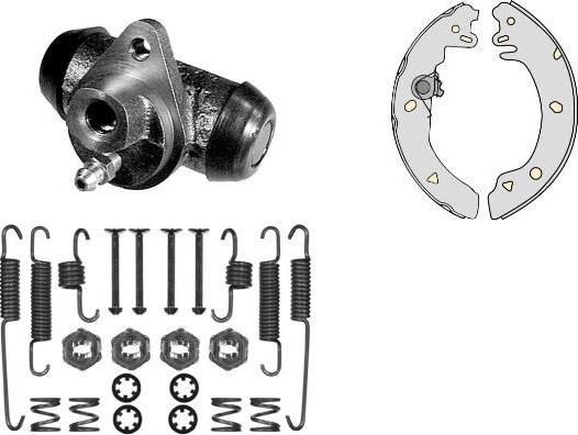 MGA K642495 - Bremžu loku komplekts www.autospares.lv