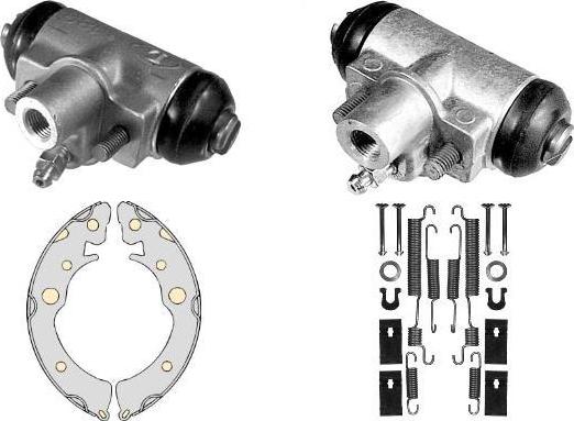 MGA K660308 - Bremžu loku komplekts autospares.lv