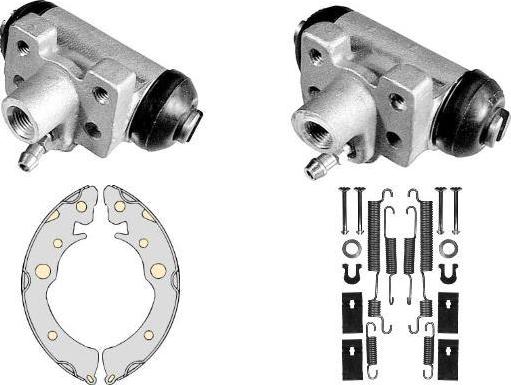 MGA K660331 - Bremžu loku komplekts autospares.lv