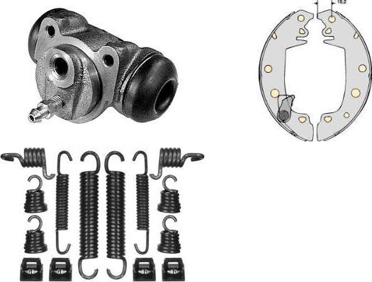 MGA K604608 - Brake Shoe Set www.autospares.lv