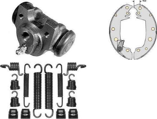 MGA K604106 - Bremžu loku komplekts www.autospares.lv