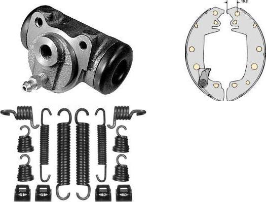 MGA K604709 - Bremžu loku komplekts autospares.lv